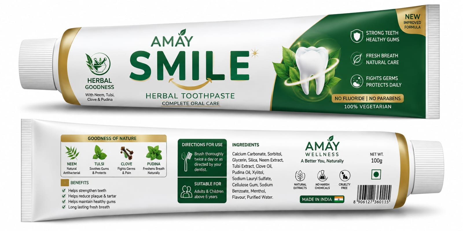 Amay Herbal Toothpaste
